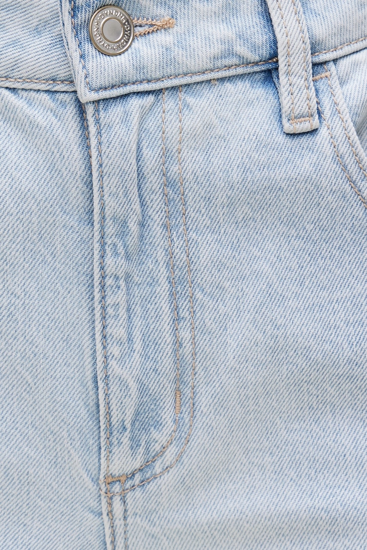Heidi High Rise Wide Leg Jeans Light Indigo / Glace large