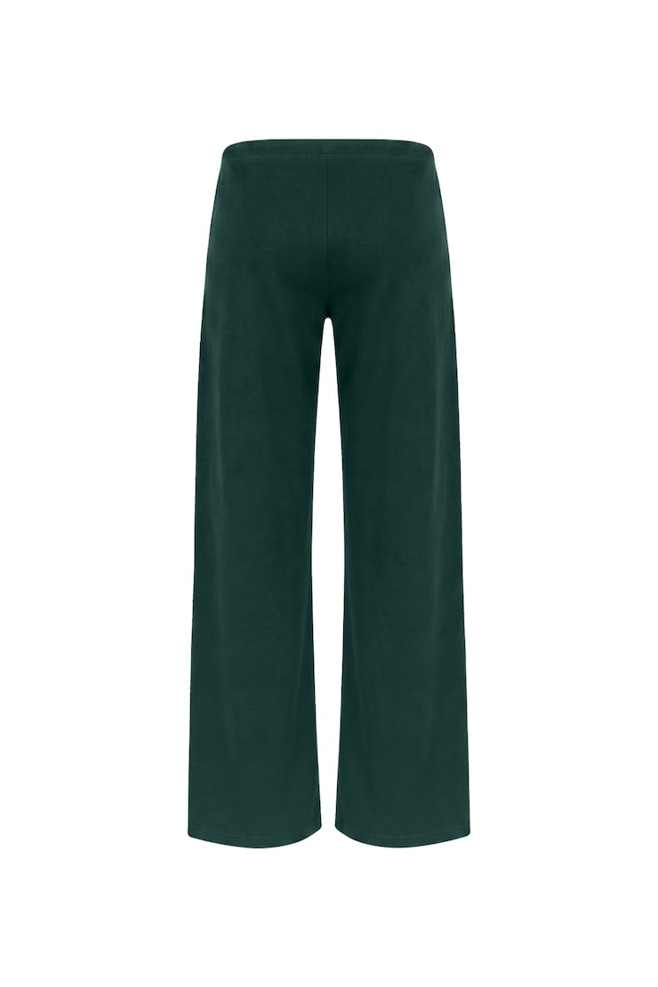 StretchTerry™ Wide Leg Pants, GREEN ENVY, large