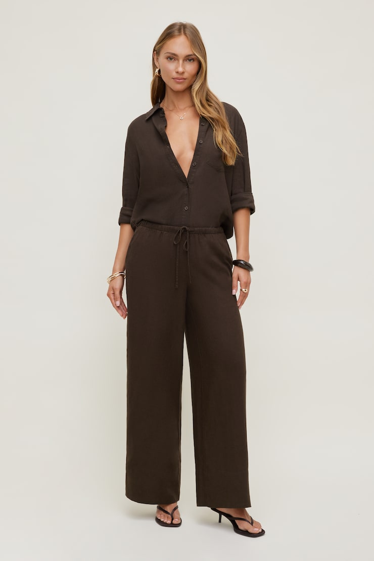 Isla Oversized Linen Shirt