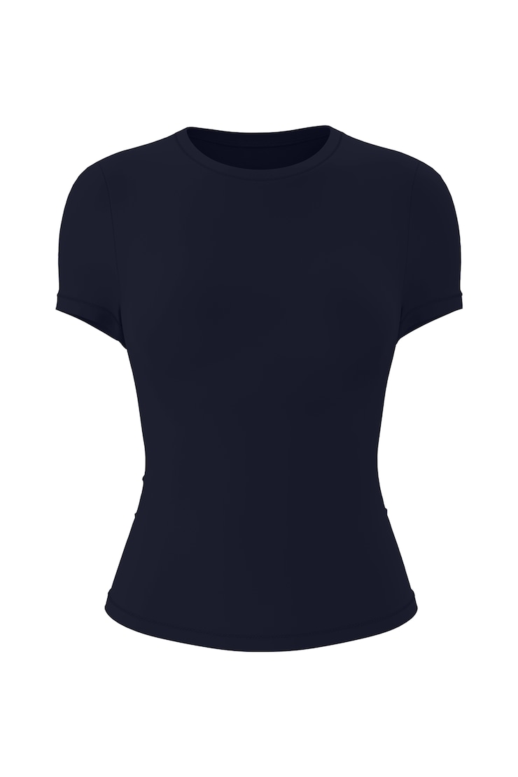 Baretouch Crewneck T-Shirt, Naughty Navy Blue, large