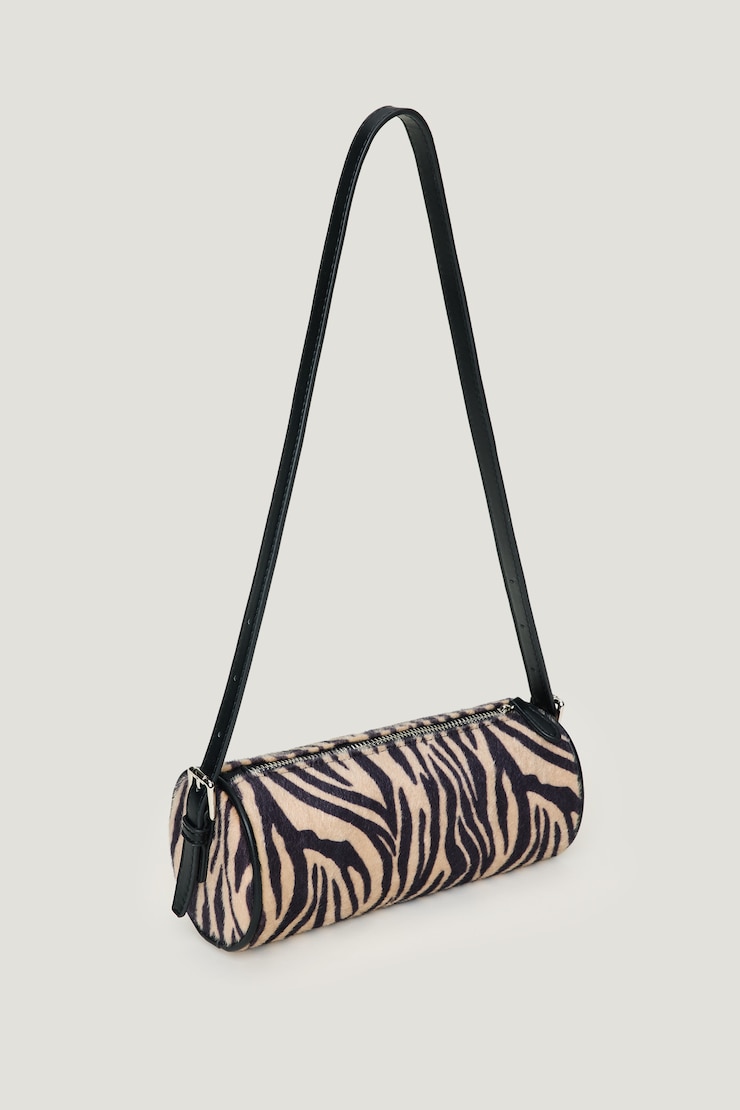 Zebra Faux Pony Hair Bag