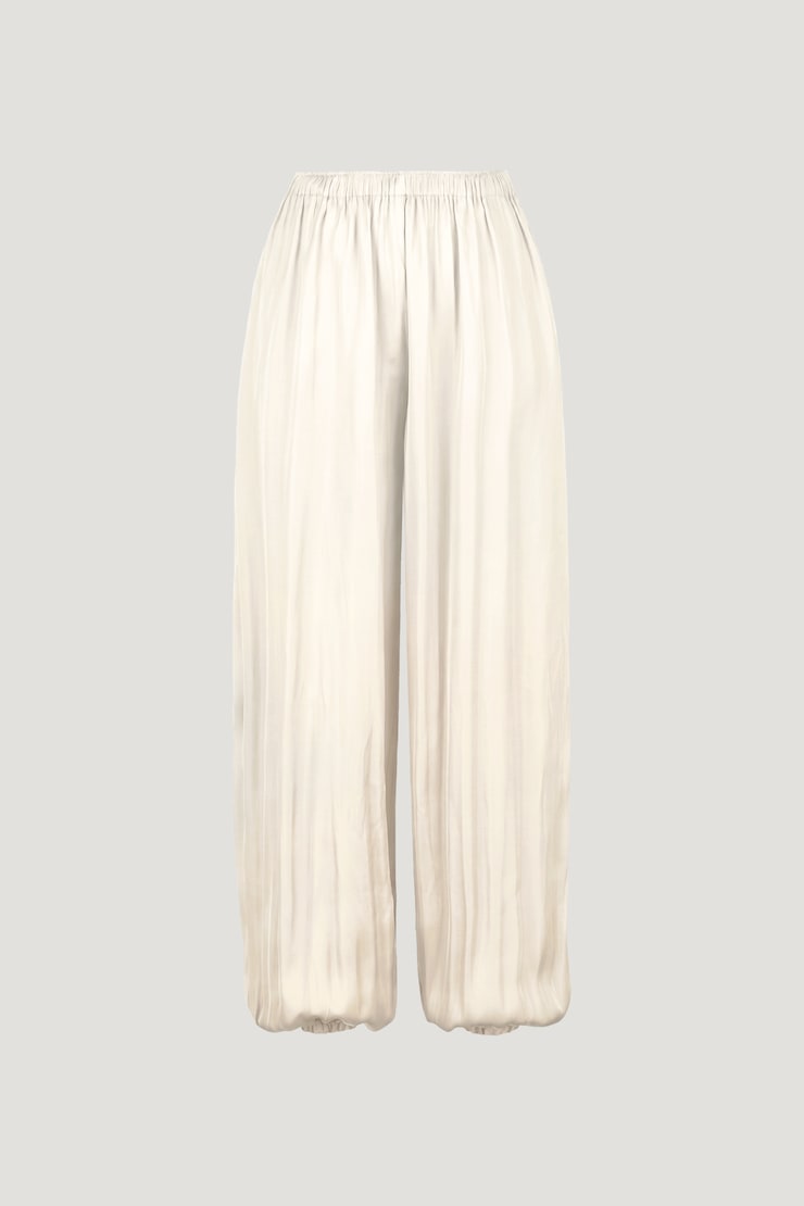 Satin Balloon Pants Sea Salt Cream large