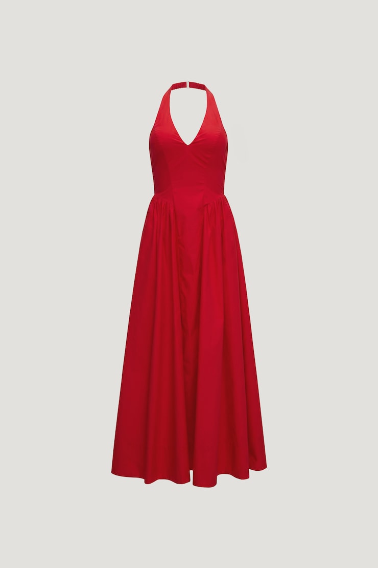 Taylor Poplin Maxi Dress
