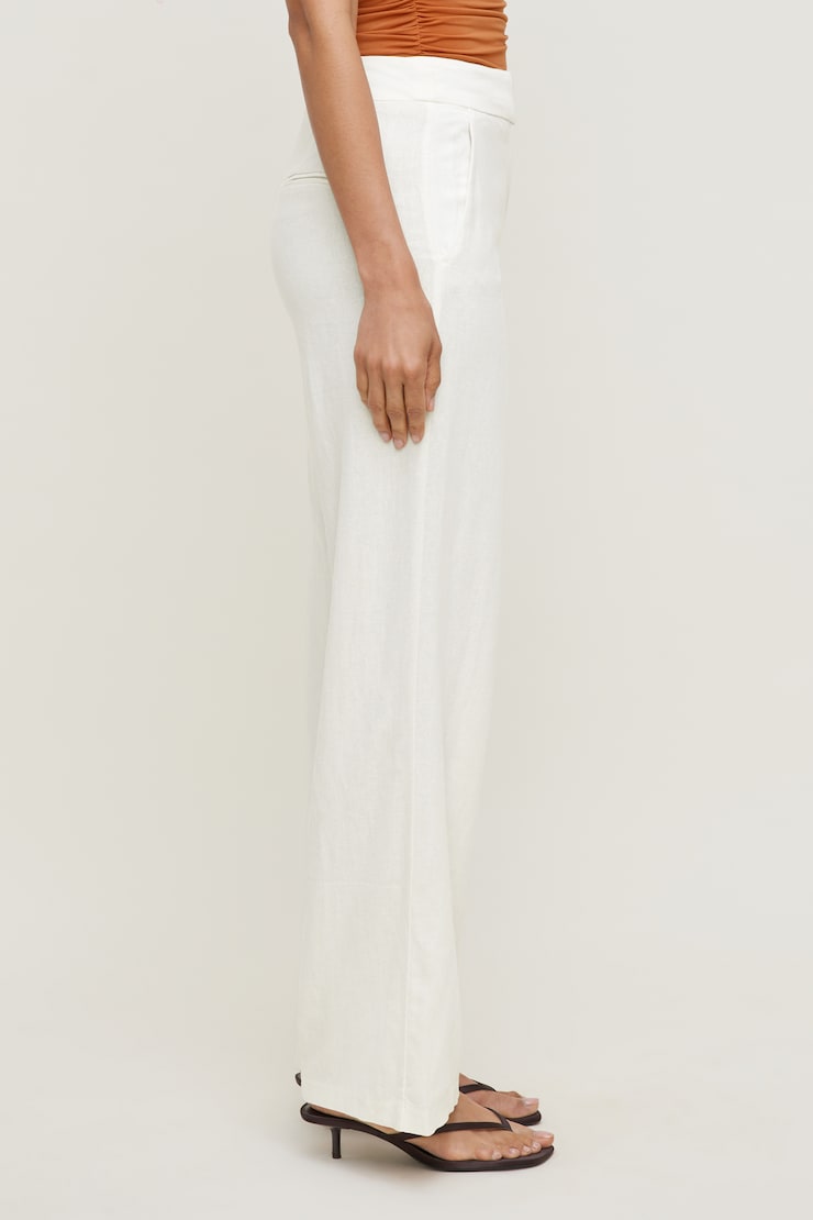 Yasmin Linen Straight Leg Pants