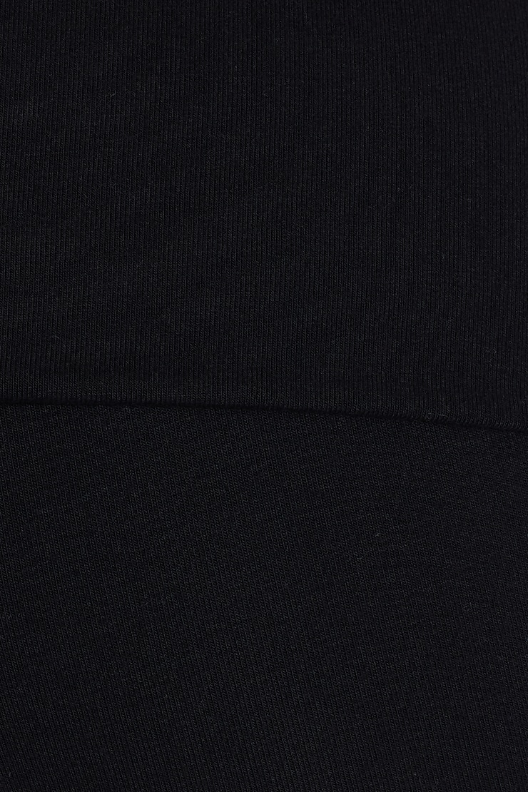 StretchTerry™ Foldover Bootcut Pants, Jet Black, large