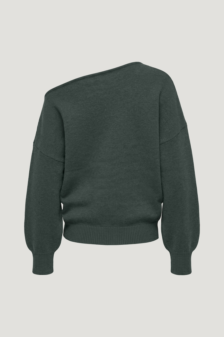 Lola Off Shoulder Sweater Urban Chic Green large