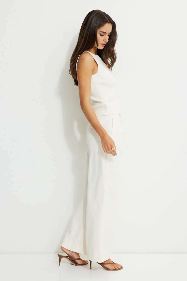 Esme Wide Pull On Pants Soft Maple large