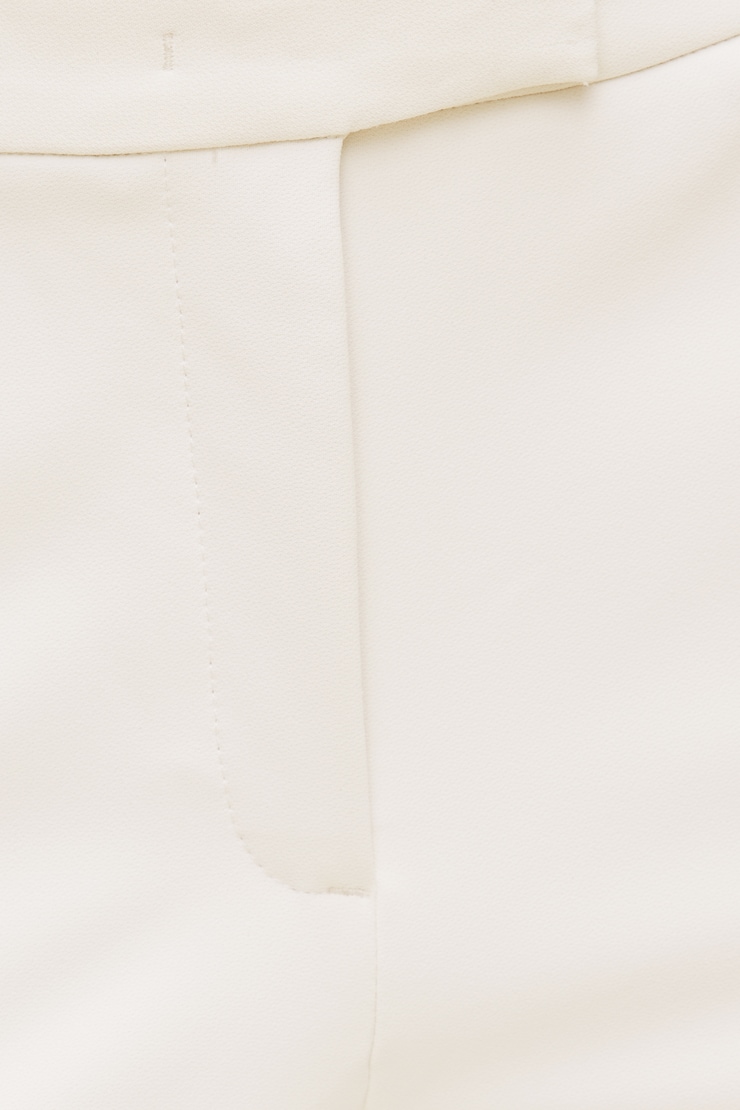 High Rise Slim Straight Leg Pants CALMING WHITE large