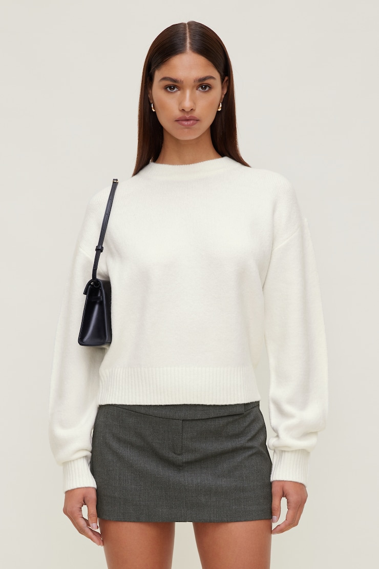 Shrunken Crewneck Sweater