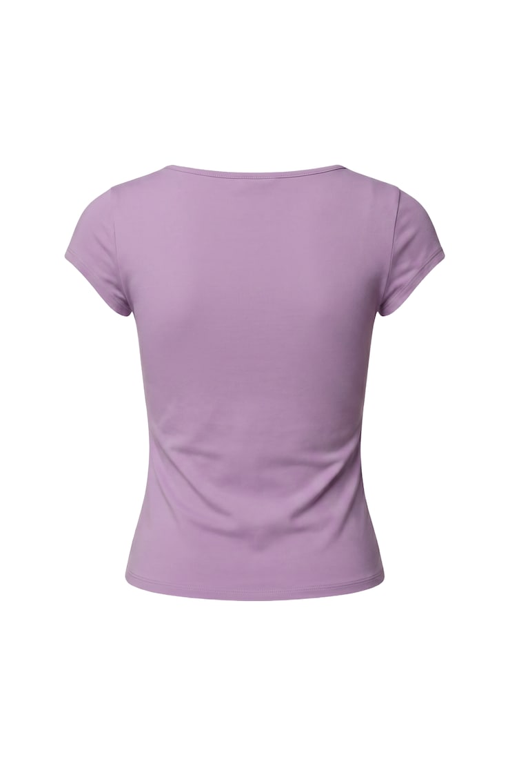 Sleek Sweetheart T-Shirt, Charged Lilac Purple, large