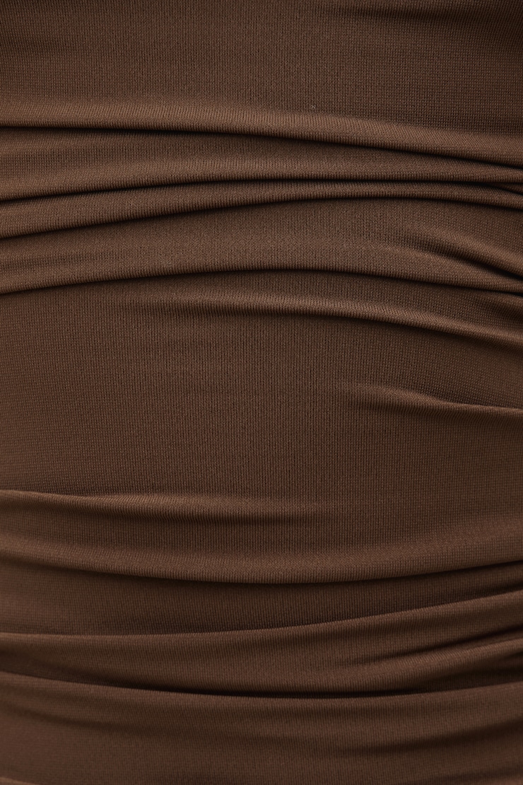 Bry Sculpt Halter Top Cocoa Brown large