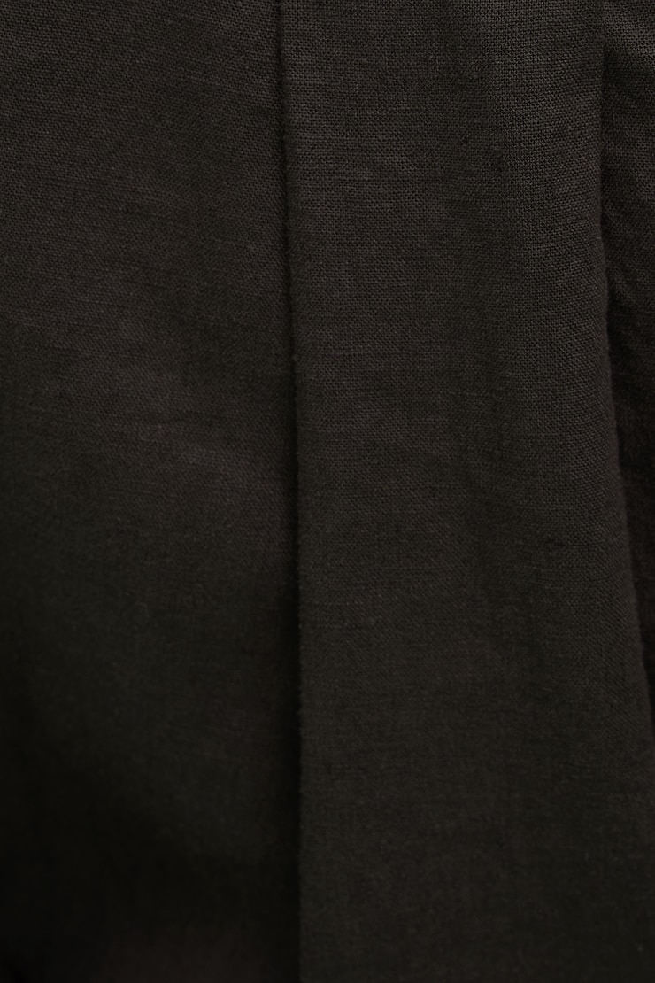 Isla Oversized Linen Shirt Chocolate Torte Brown large