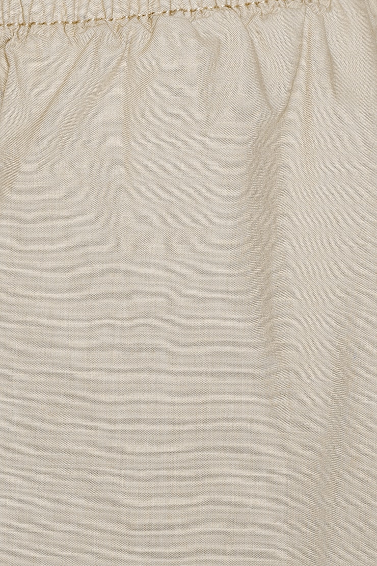 Poplin Balloon Cargo Pants, String Beige, large
