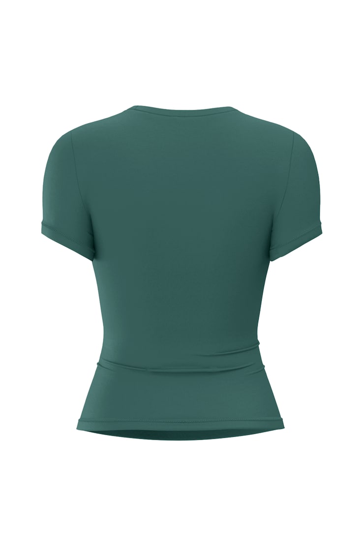 Baretouch Crewneck T-Shirt, Teal Temptation, large