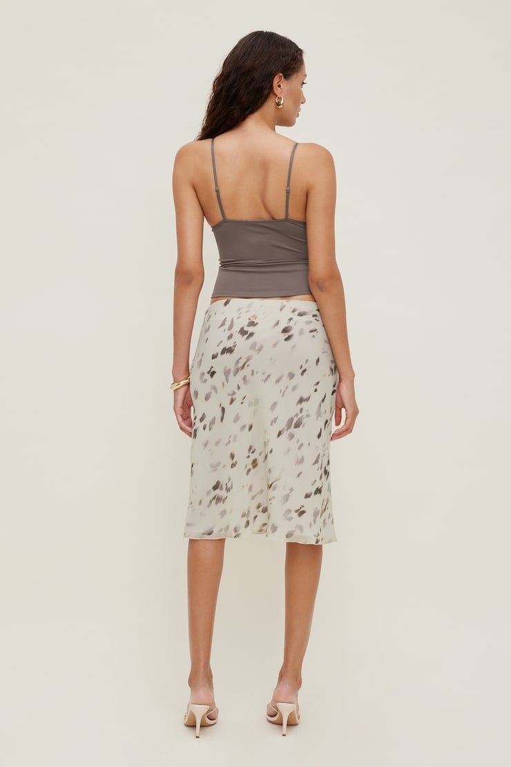 Mindi Padded Bustier Top Iron Taupe large