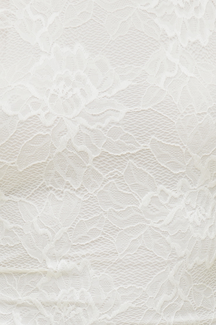 Lace Halter Top Snow White large