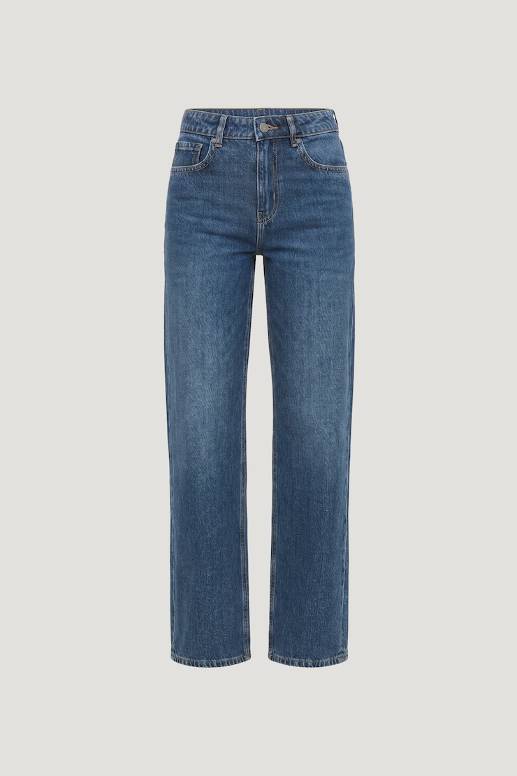 Heidi High Rise Wide Leg Jeans Medium Indigo / Blue Horizon large