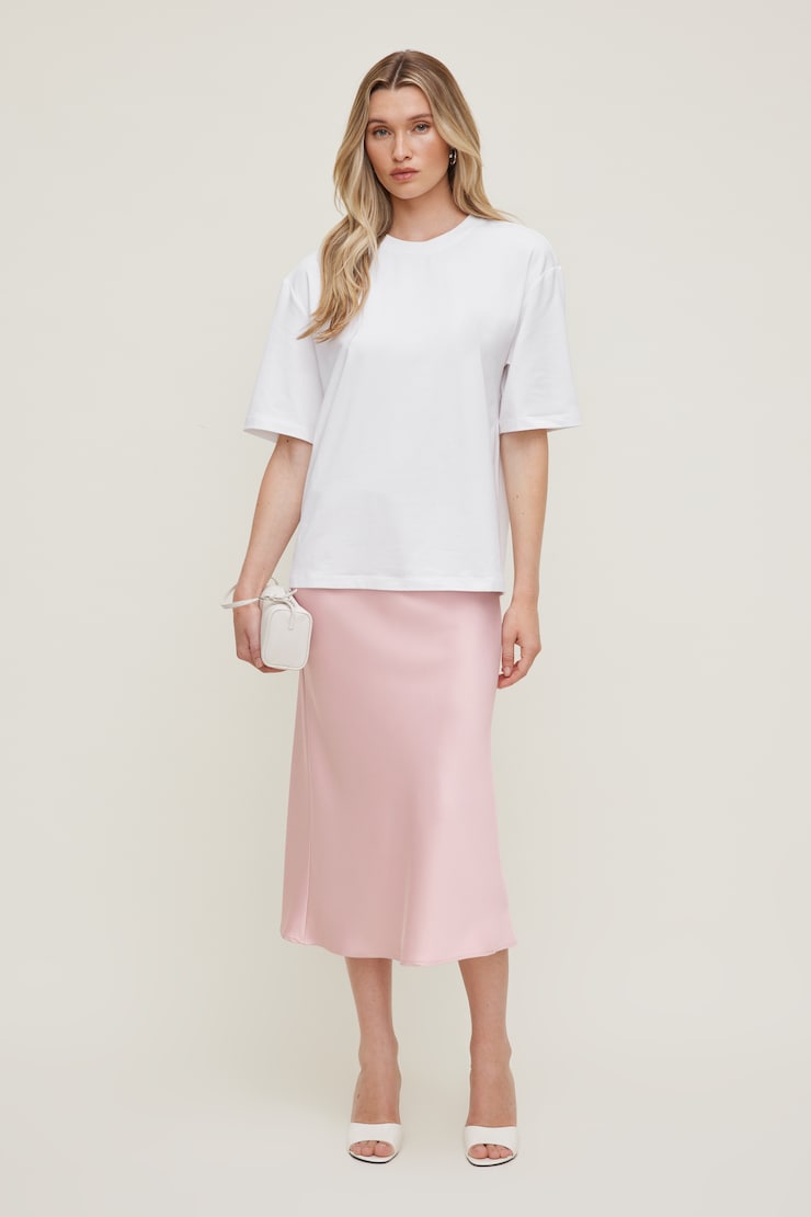 T-shirt en coton et modal