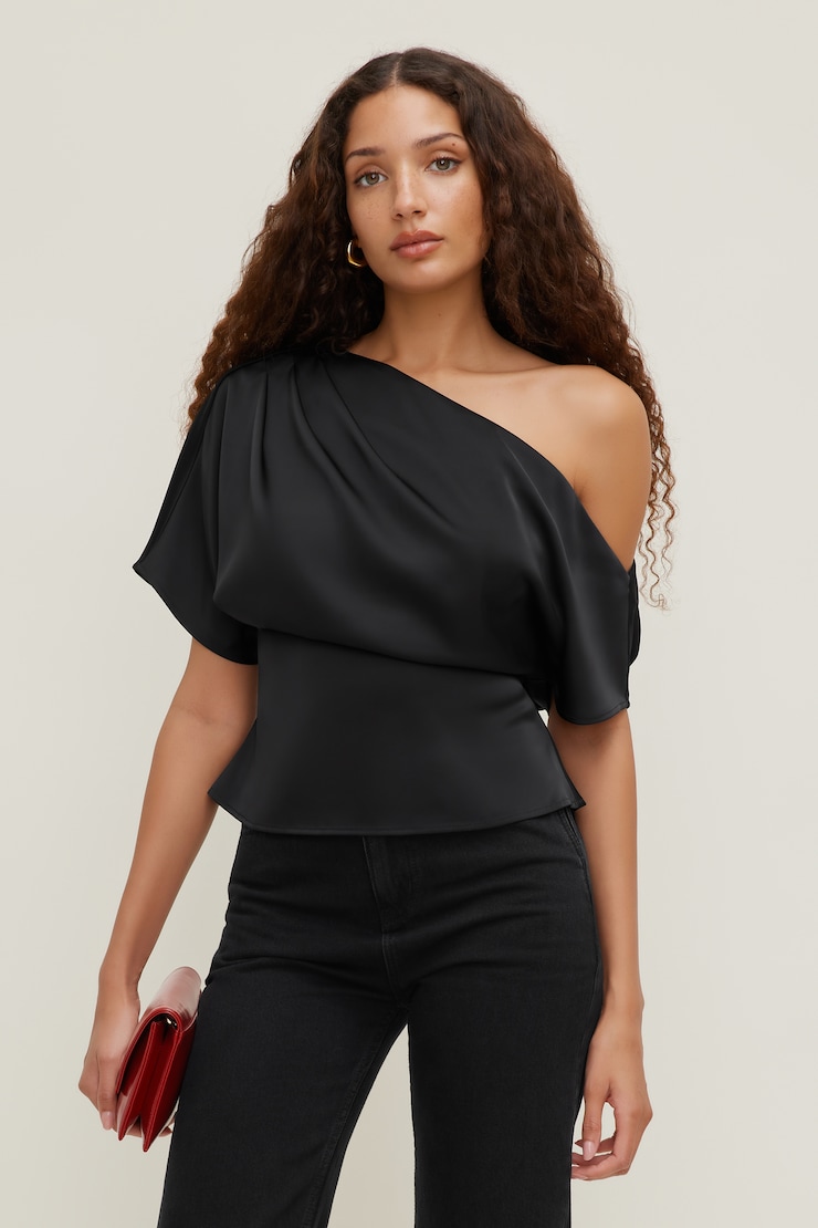 Alexa Satin Blouse