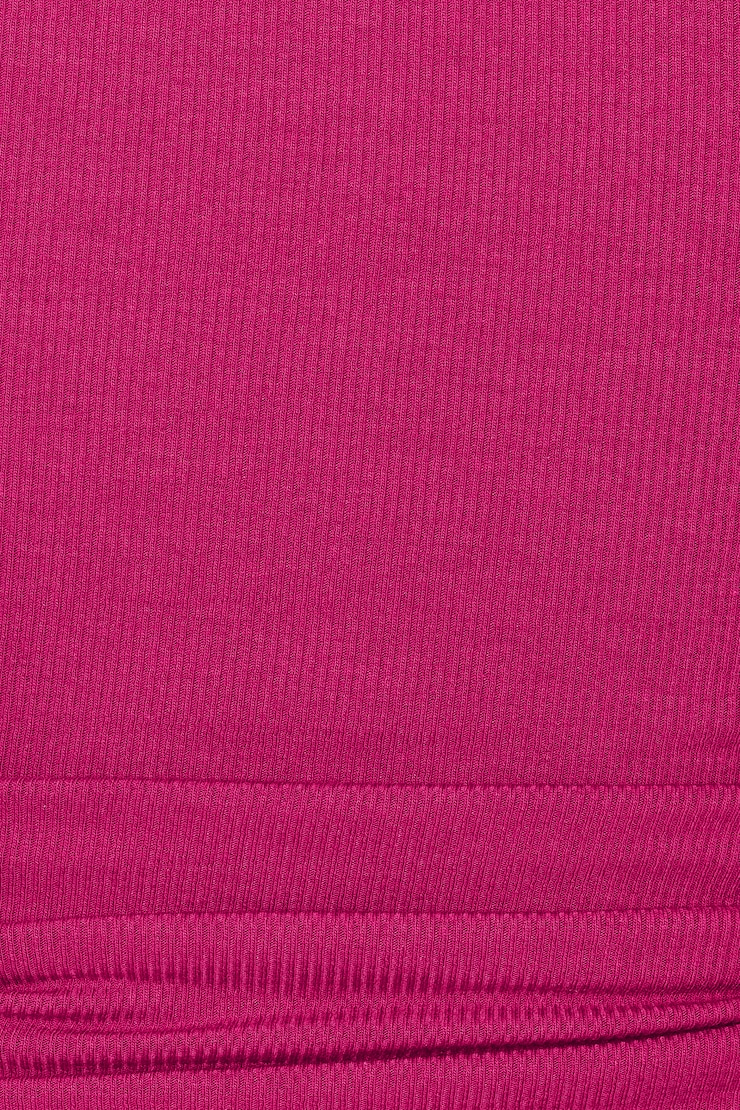 SnatchRib Scoop Tank Top, Raspberry Cheeks Pink, large