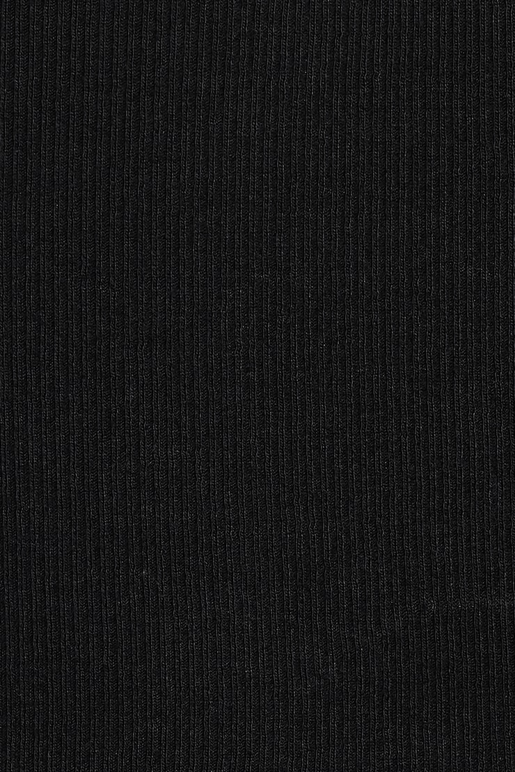 SnatchRib 3/4 Sleeve Top, Jet Black, large