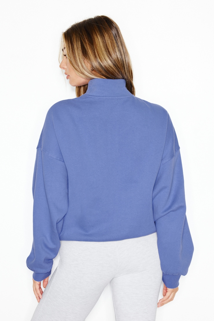 UltraFleece Half Zip Sweatshirt Blue | Garage
