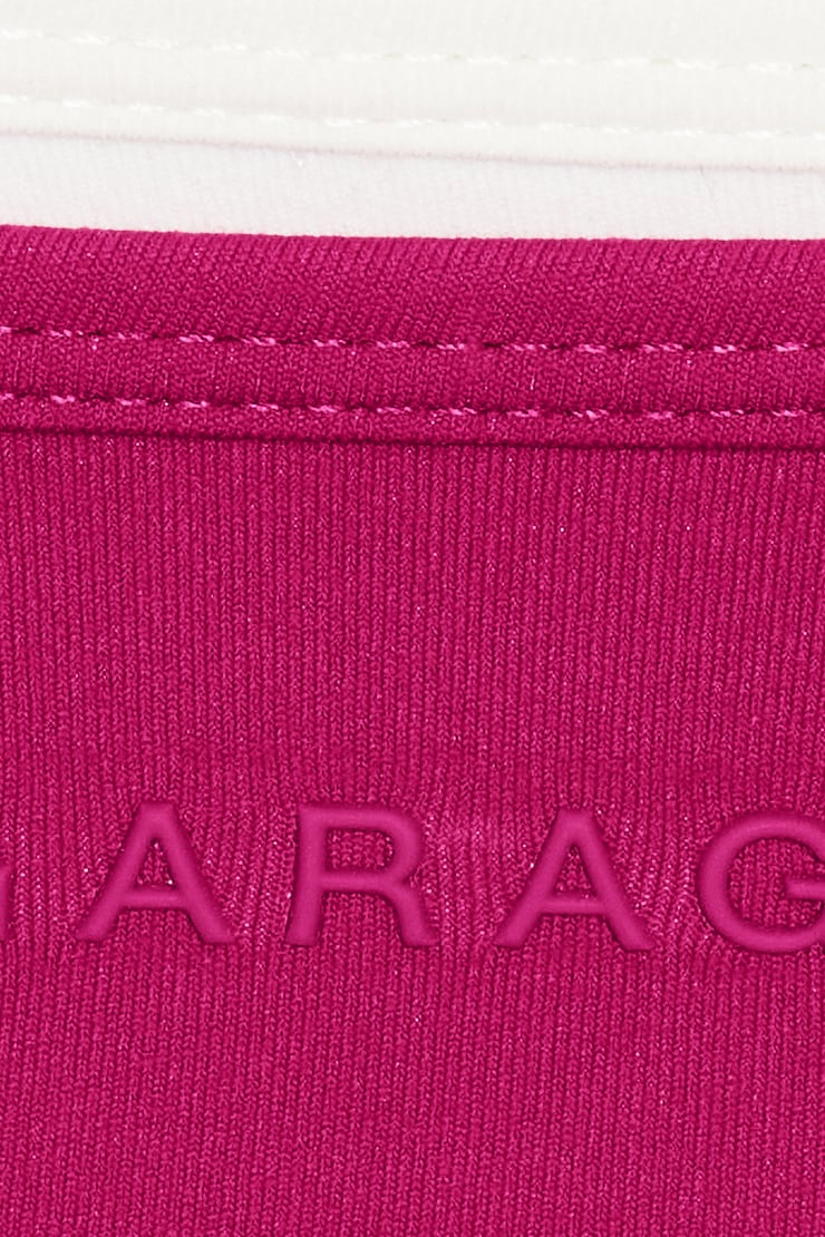 Active Double Layer Bra, Raspberry Cheeks Pink/Snow White, large