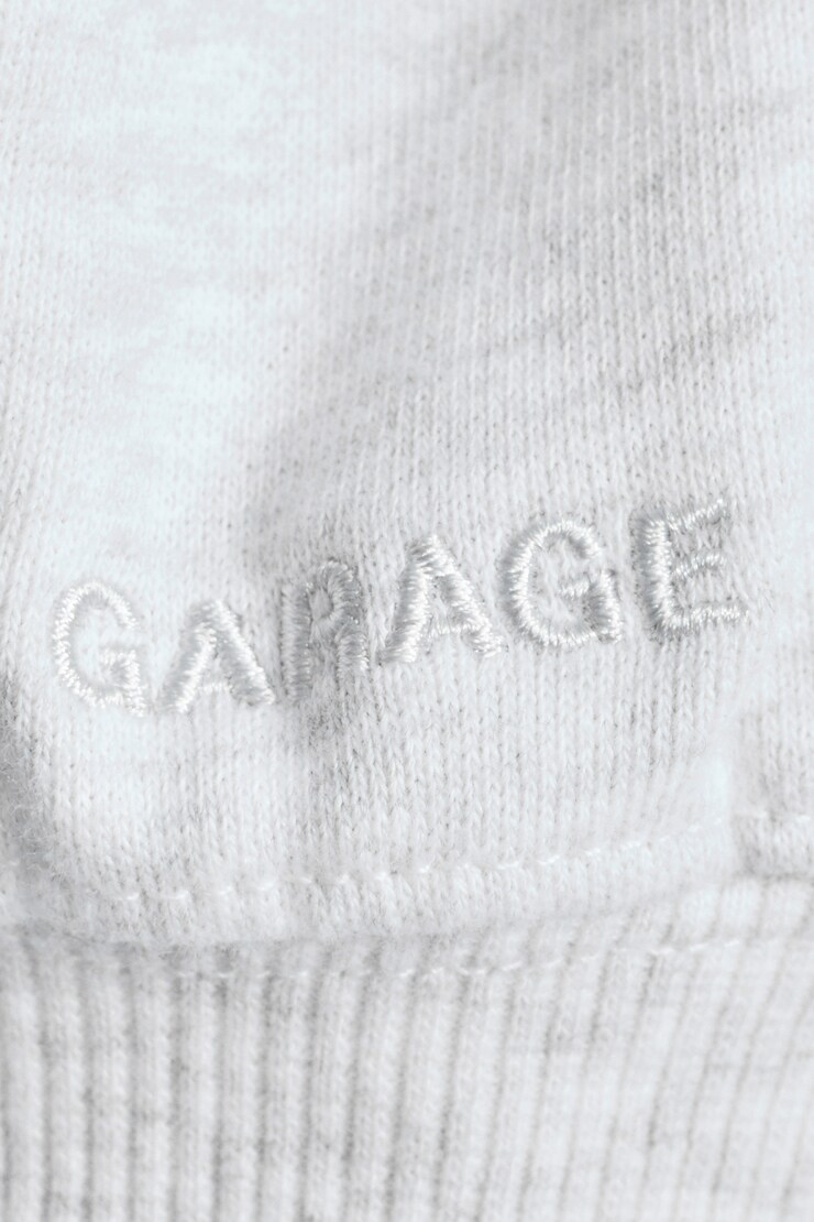 SoftTerry™ Oversized V-Neck Sweatshirt, Spring Grey Mix, large
