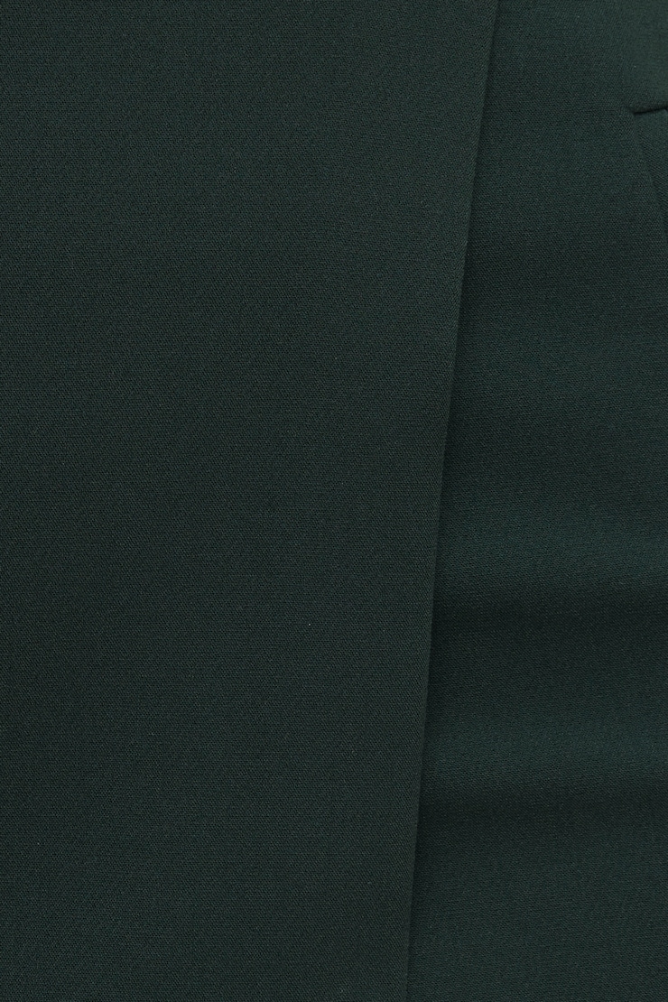 Minijupe-short Akaia Vert scarabée large