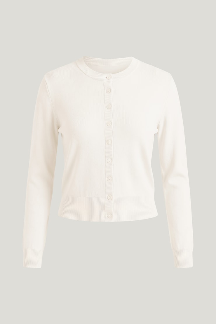 Rebecca Crewneck Cardigan Snow White large