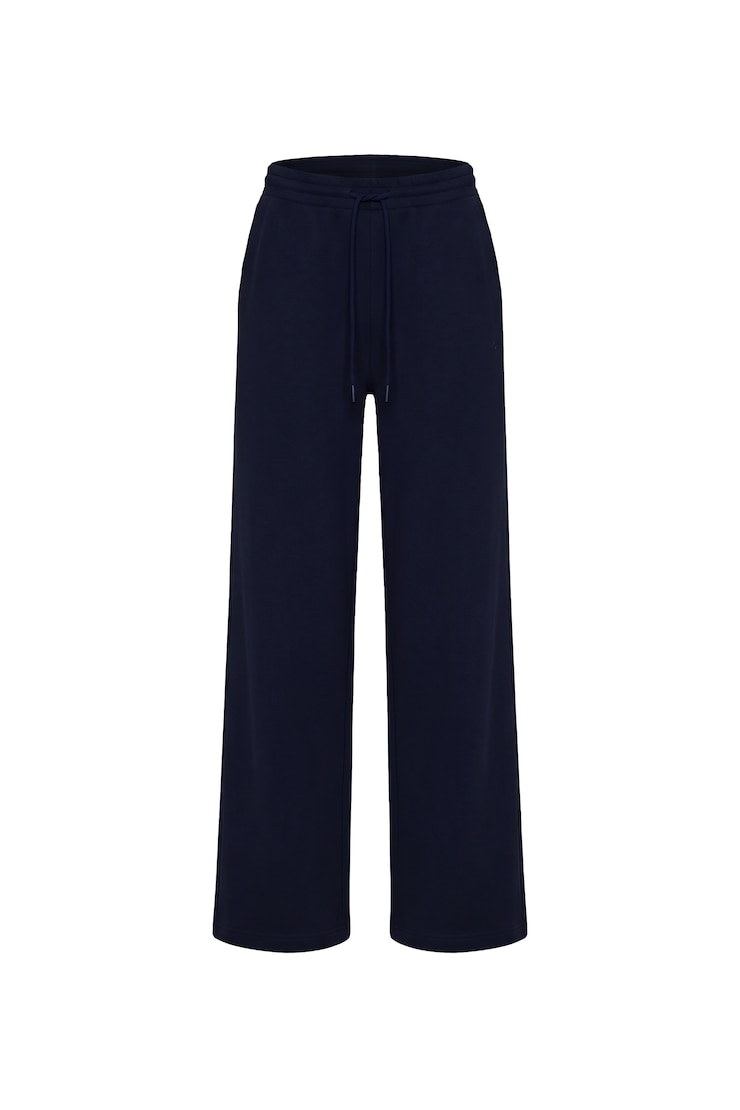 UltraFleece Wide Leg Sweatpants, Naughty Navy Blue, large