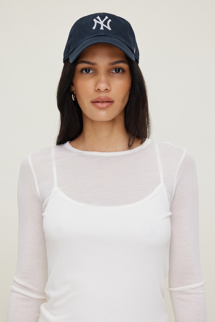'47 Brand | New York Clean Up Cap Vintage Navy / White large