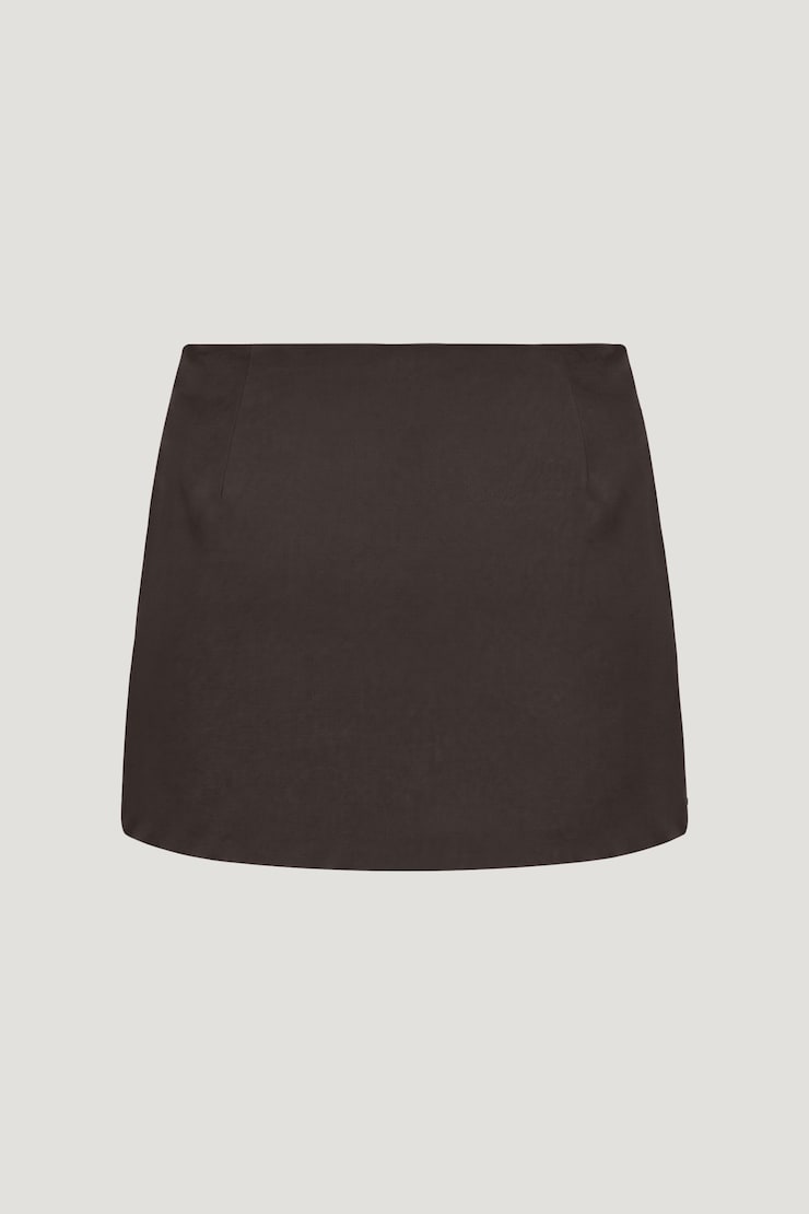 Stacie Mini Skort Java Brown large