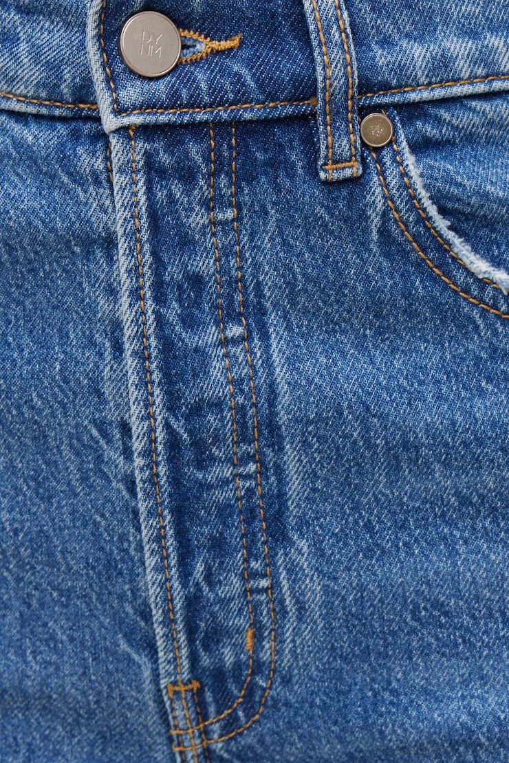 Olivia Comfort High Rise Straight Leg Jeans Medium Indigo / Aspen Blue large