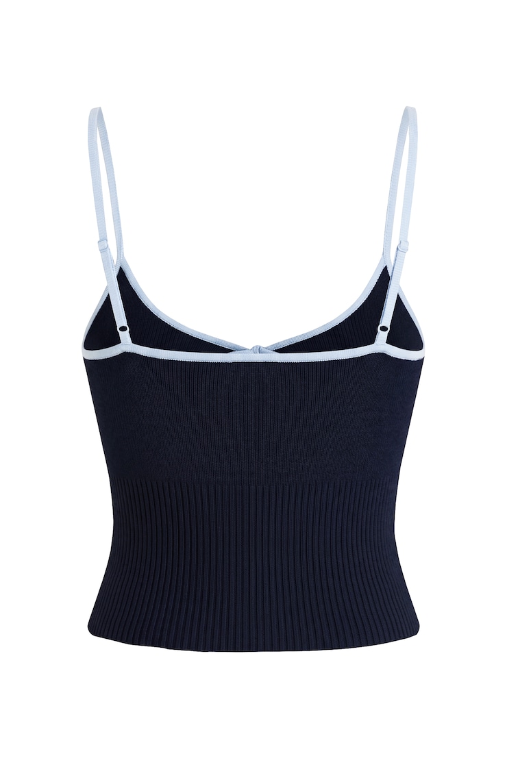 Camisole en tricot, Marine coquine/Flirt bleu, large