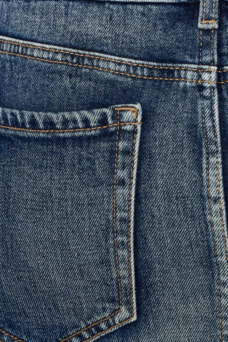 Denim Micro Skort