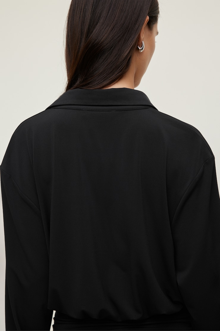 Sculpt Mini Shirt Dress
