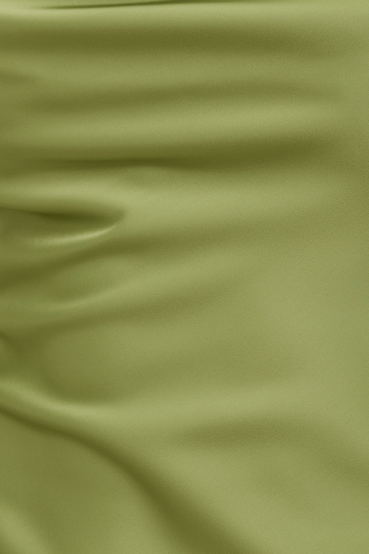 Lucia Satin Maxi Slip Dress Fern Green large