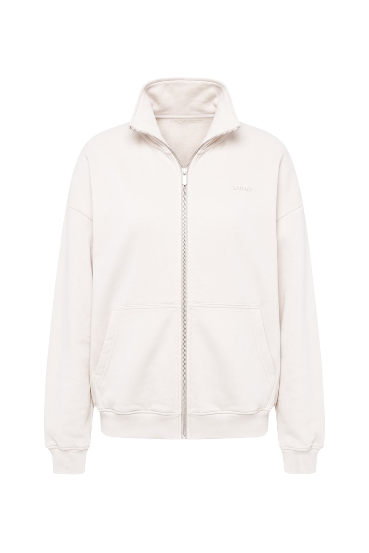 UltraFleece Mockneck Full Zip Sweatshirt, Sweet Cream Off-White, large