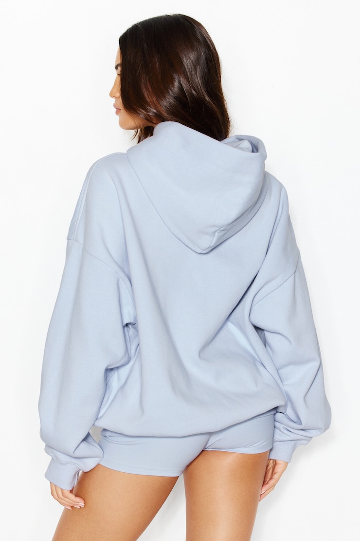 UltraFleece Hoodie, Blue Flirt, large