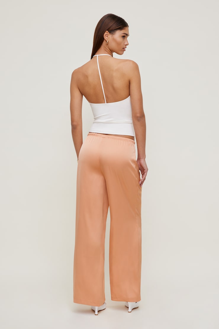 Leo Satin Wide Leg Pants