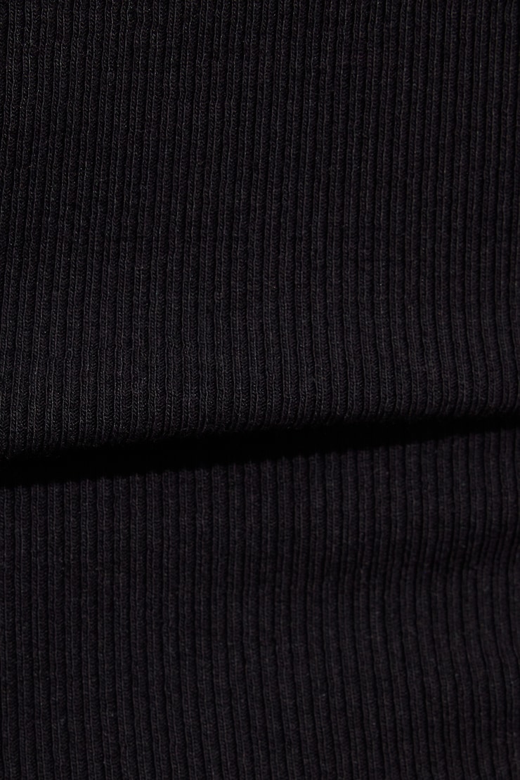 SnatchRib Crossback Tank Top, Jet Black, large
