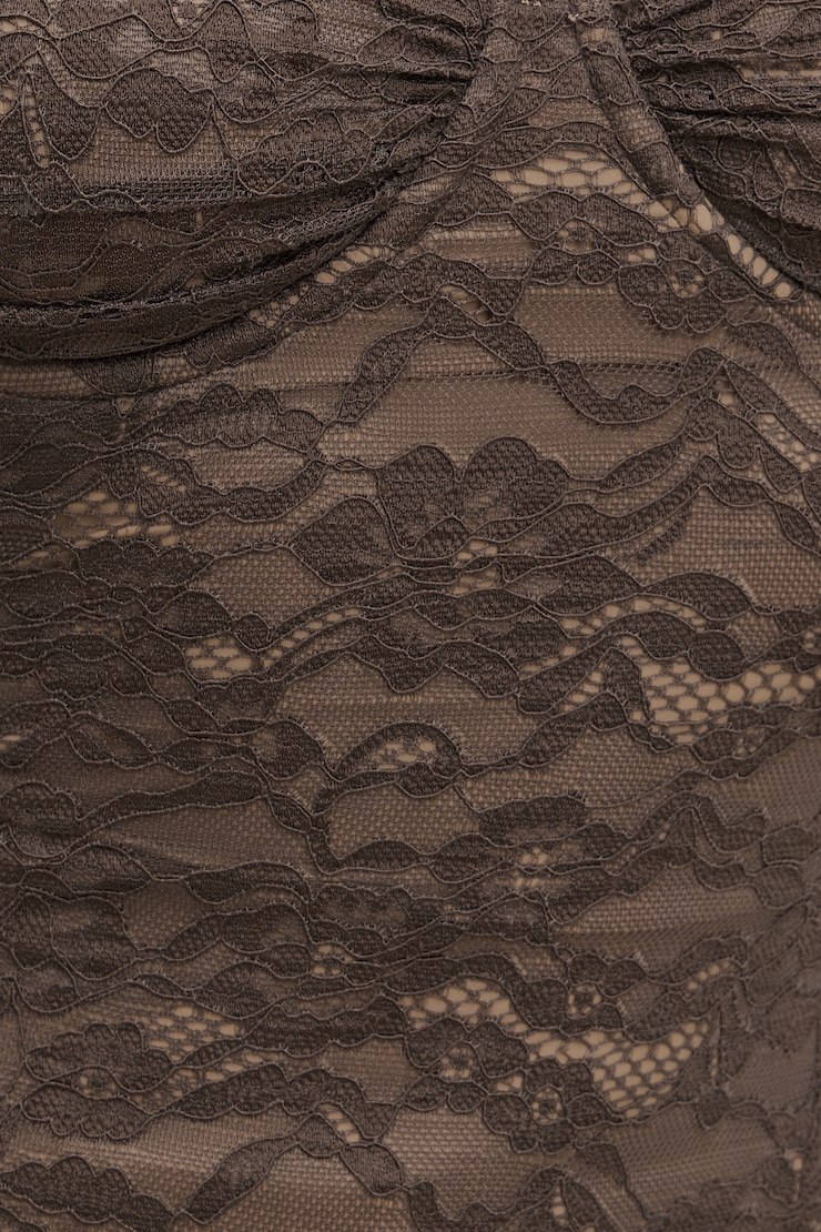 Monet Lace Top Light Mocha Brown large