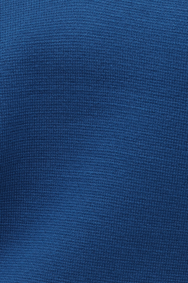 Cinched V Neck Sweater Blue Quartz large