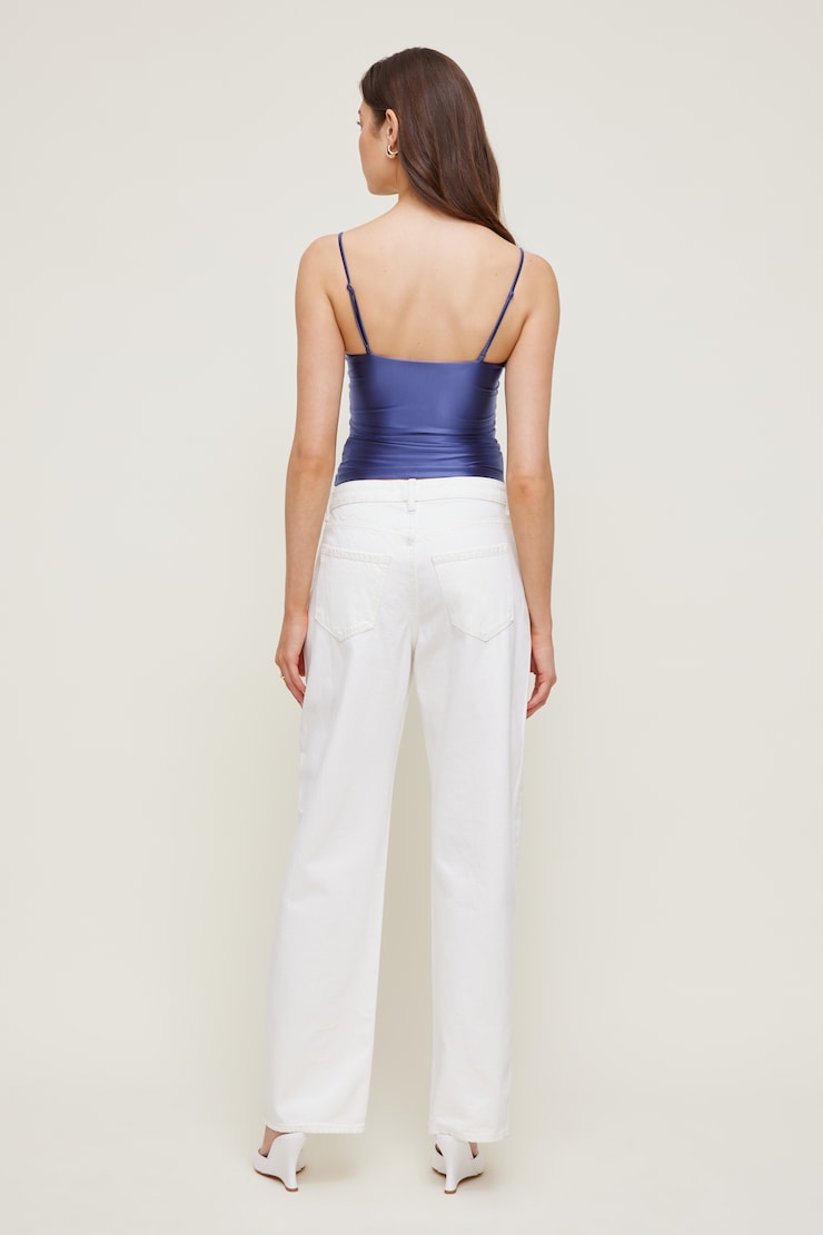 Monet Stretch Satin Top