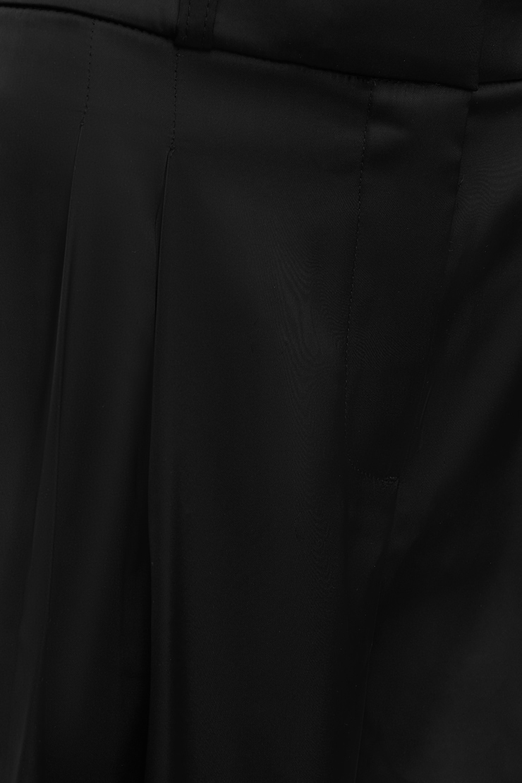 Pantalon en satin à jambe large