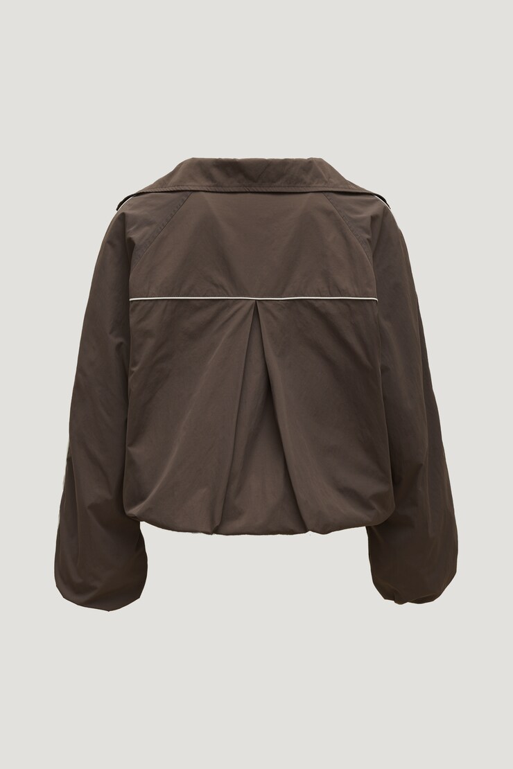Piping Wind Anorak Velvet Espresso Brown large
