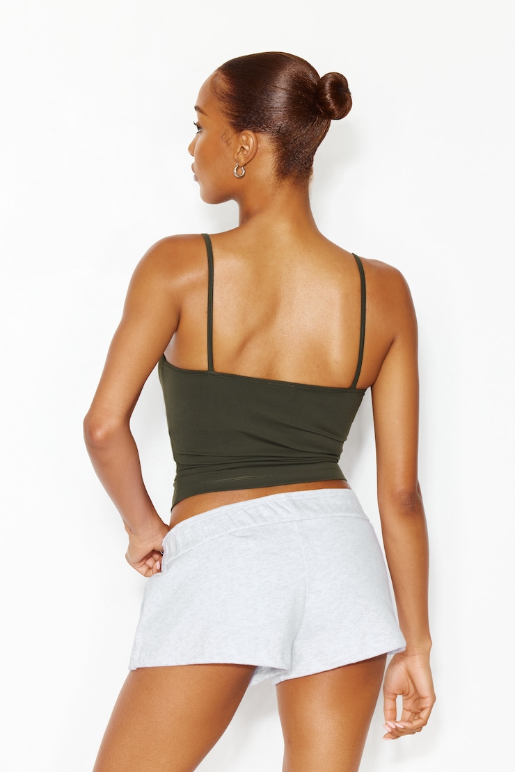 Sleek Scoop Cami Top, Martini Green, large