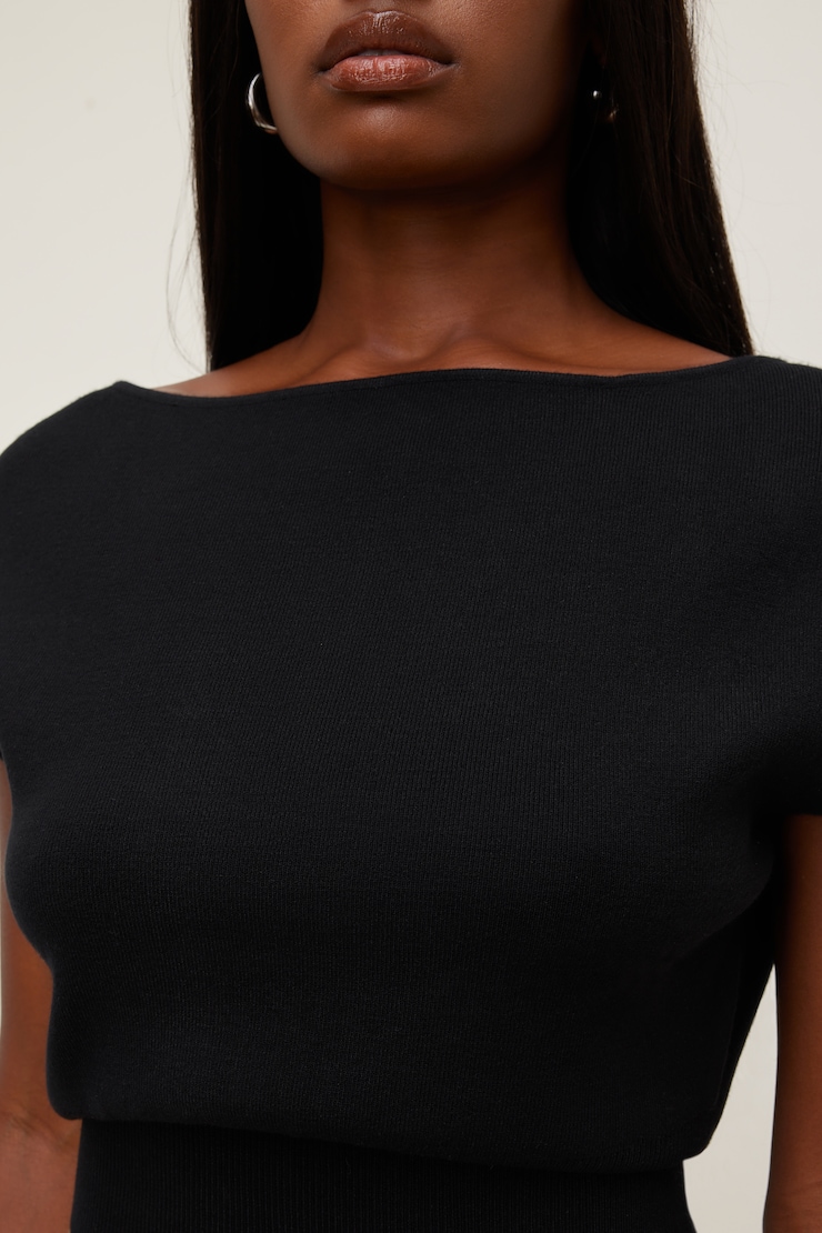 Aria Boat Neck Sweater