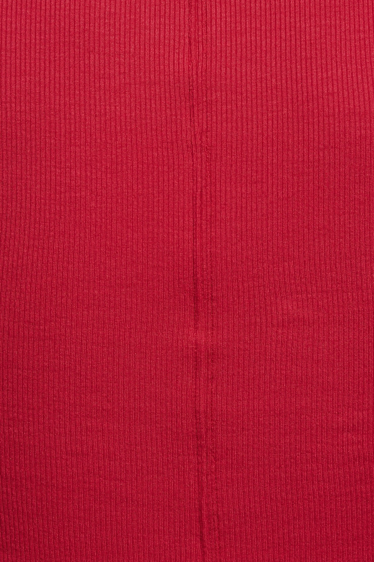 Serene Deep V-Neck Long Sleeve Top, Jester Red, large